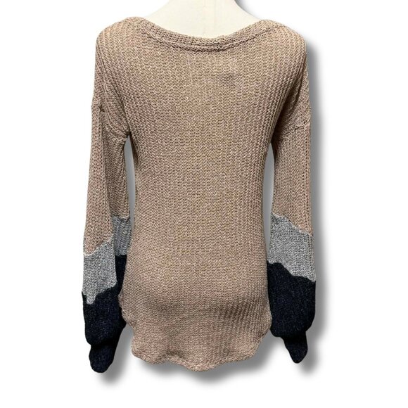 Native People Knit Bell Sleeve Sweater Size Small | Boho Cozy Girl - Picture 2 of 6